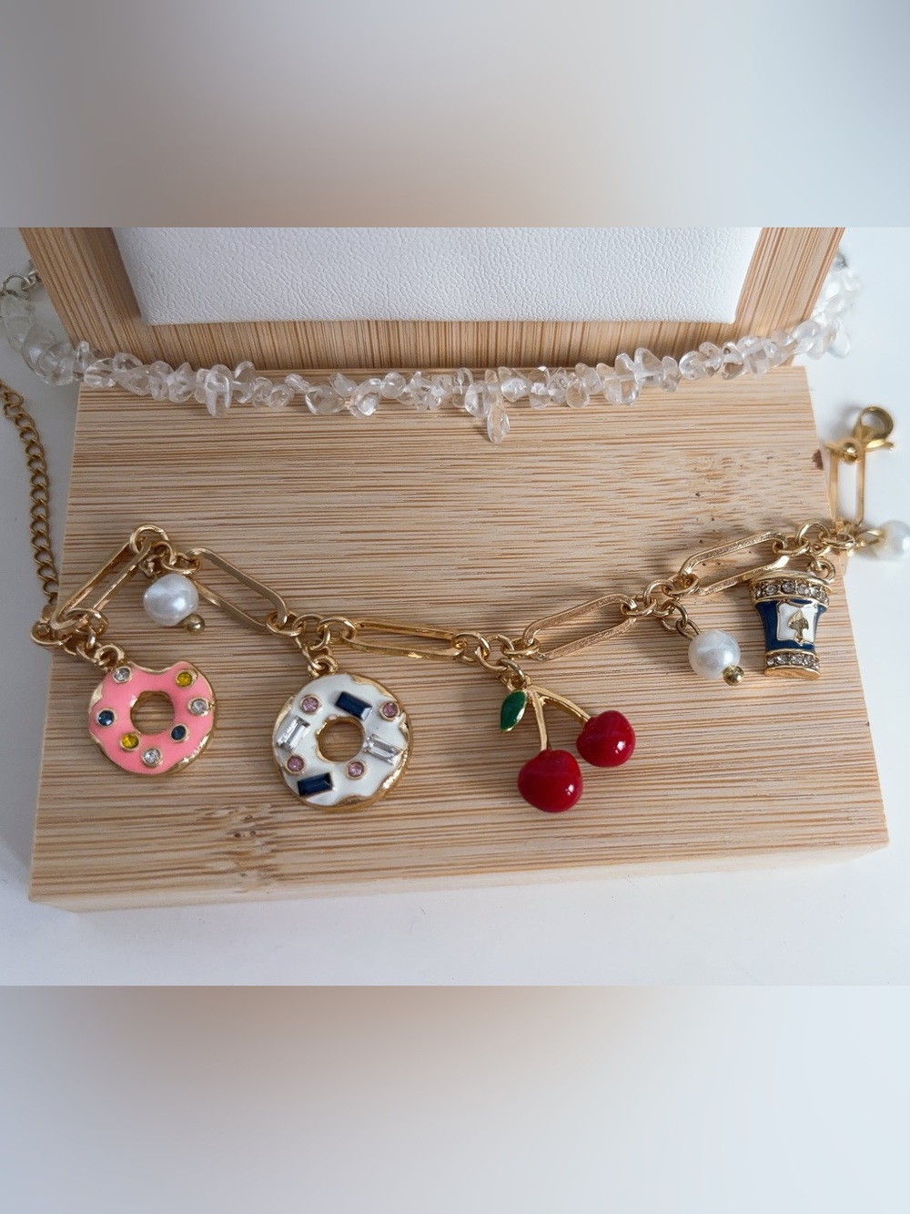 Gold Cherry Bracelet - Women Jewelry